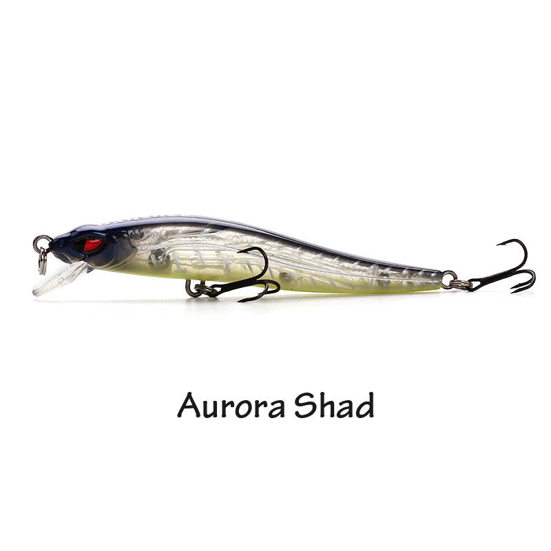XIN-V -High-quality Crappie Lures | Xin-v Minnow Lure 80mm 5g Vm03 Floating Minnow Lure-1
