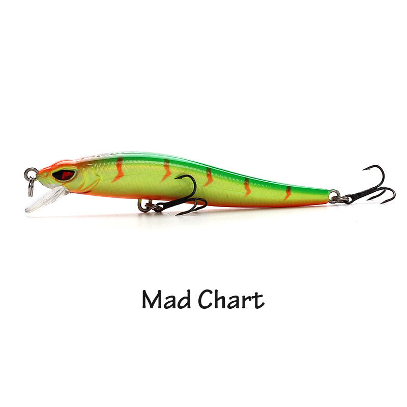 XIN-V -High-quality Crappie Lures | Xin-v Minnow Lure 80mm 5g Vm03 Floating Minnow Lure-2