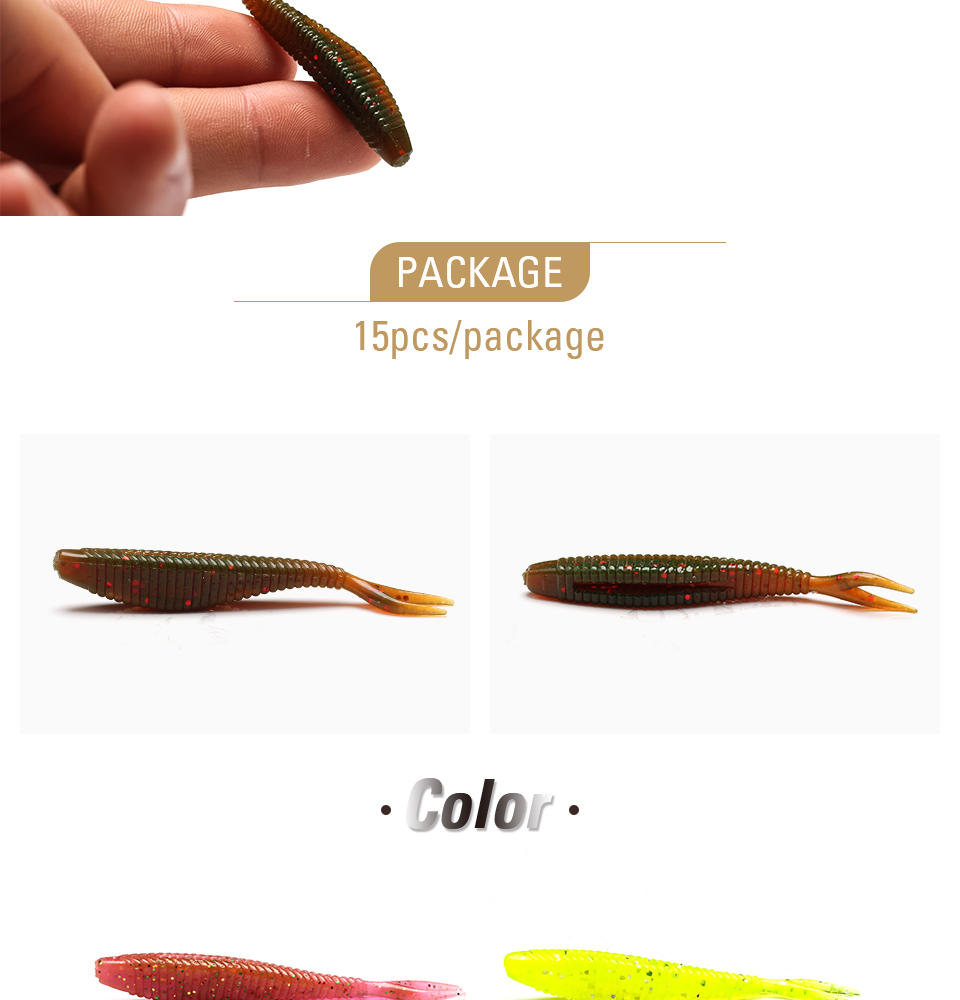XIN-V -Find Soft Fishing Lures Xin-v Soft Lure Shad60 Free Sample 60mm 15g-2