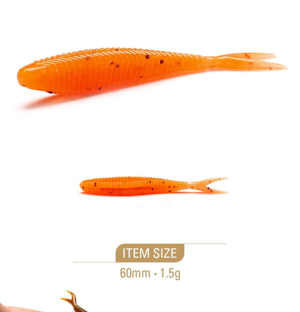 XIN-V -Find Soft Fishing Lures Xin-v Soft Lure Shad60 Free Sample 60mm 15g