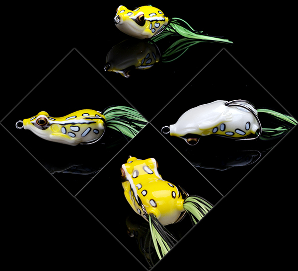 XIN-V -Xin-v Soft Lure Frog Free Sample Artificial 3d Eyes Frog Lure-10