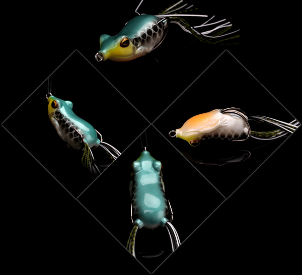 XIN-V -Xin-v Soft Lure Frog Free Sample Artificial 3d Eyes Frog Lure-12