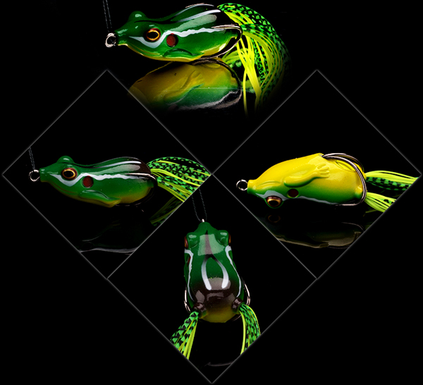 XIN-V -Xin-v Soft Lure Frog Free Sample Artificial 3d Eyes Frog Lure-14